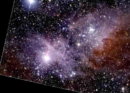 Great Nebula in Carina, Infrared